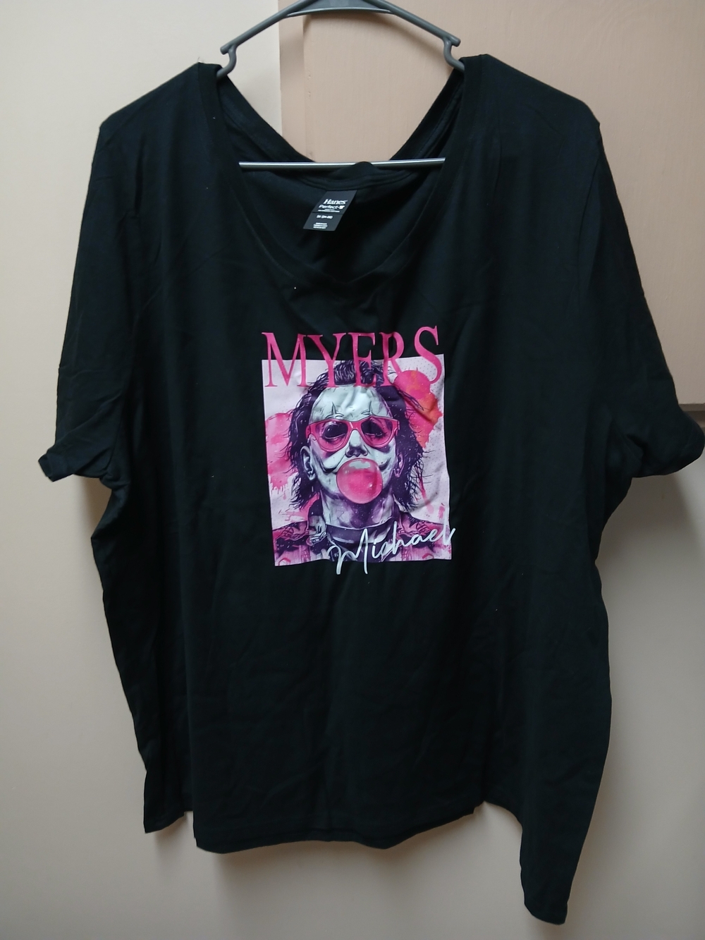 Myers Michael Black Short Sleeve Graphic Tee